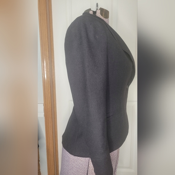 Theory size 0 wool dark grey blazer - Picture 3 of 3